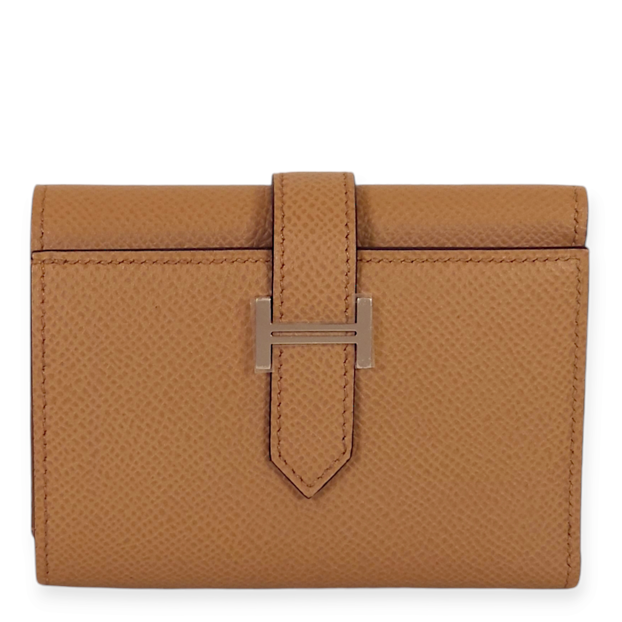 Bearn Combine Verso Chai/Mauve Sylvestre Wallet in Epsom, Palladium hardware