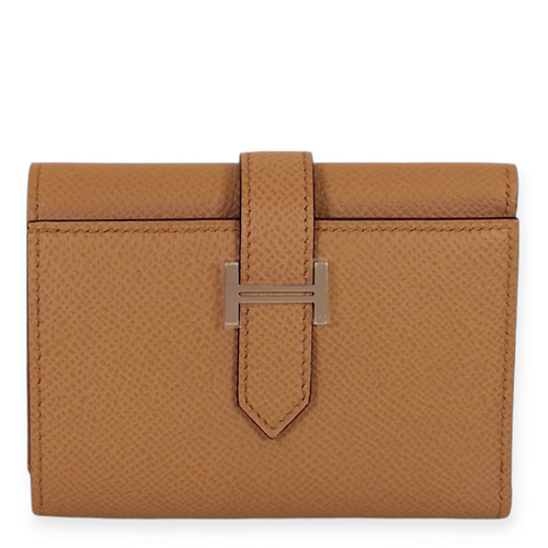 Bearn Combine Verso Chai/Mauve Sylvestre Wallet in Epsom, Palladium hardware