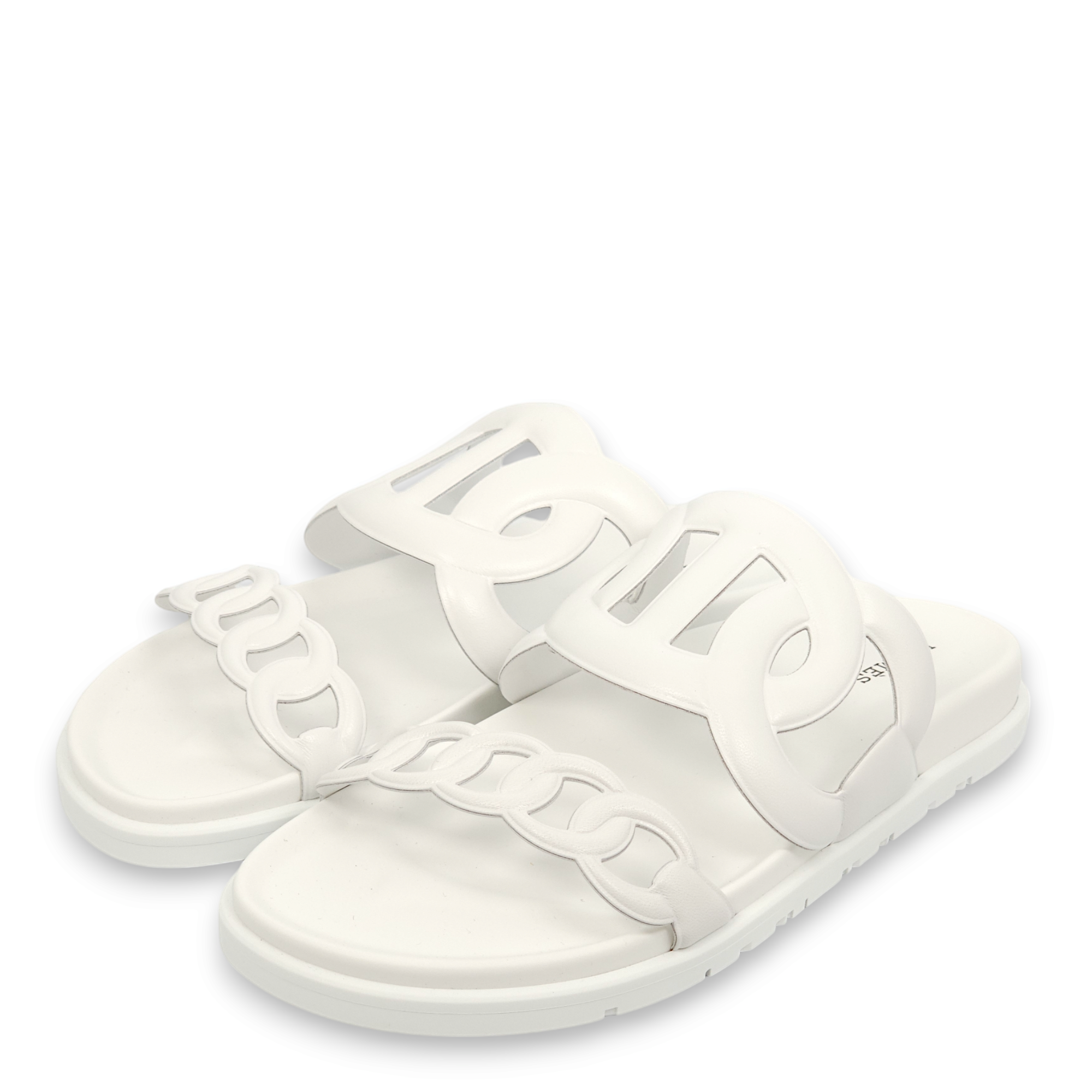 Extra 39 Blanc Sandals in Calfskin