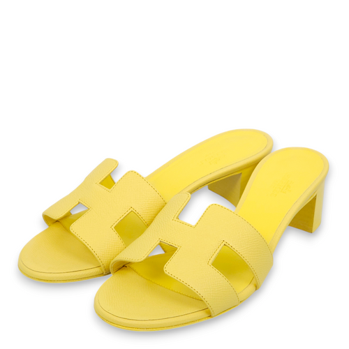 Oasis 37 Jaune Curcuma Sandals in Epsom