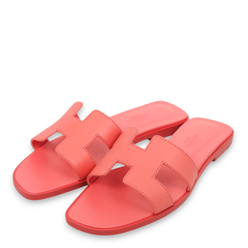 Oran 36 Rose Boise Sandals in Calfskin