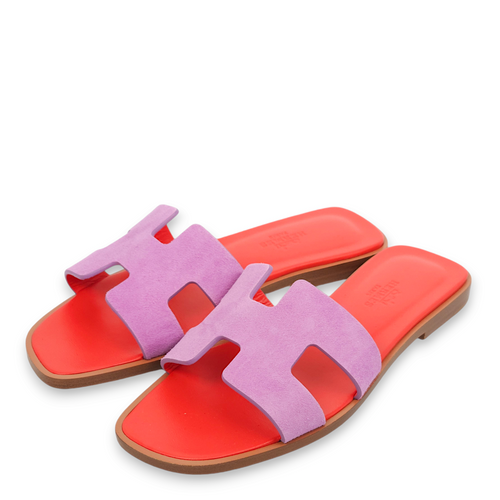 Oran 35 Multi-colour Sandals in Suede Leather