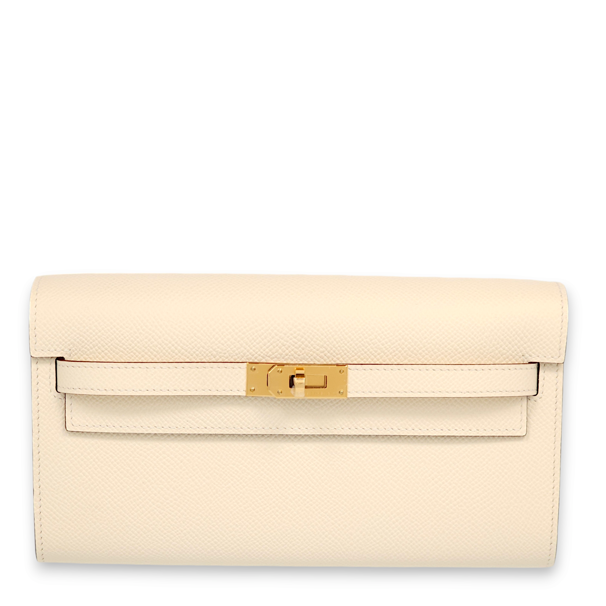 Kelly To Go Verso Nata/Sesame Crossbody Bag in Epsom, Gold hardware