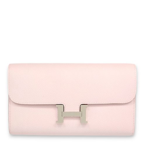 Constance To Go Mauve Pale Crossbody Bag in Epsom, Palladium hardware