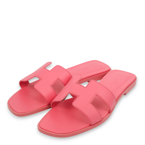 Oran 36.5 Rose Petale Sandals in Calfskin