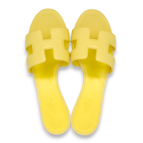 Oasis 37 Jaune Curcuma Sandals in Epsom