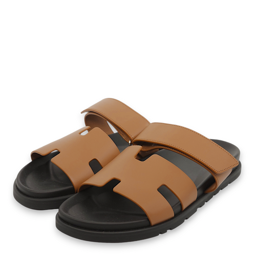 Chypre 42 Naturel Sandals in Calfskin