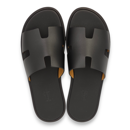 Izmir 40.5 Black Sandals in Calfskin