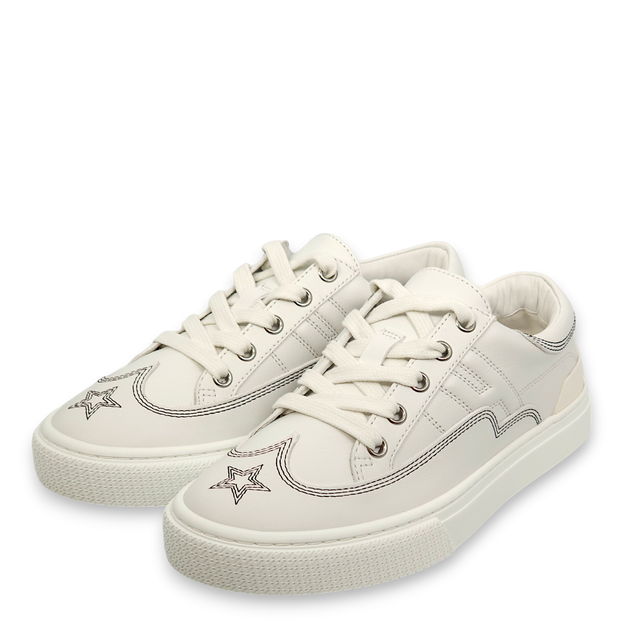 Deep 36.5 Blanc Sneakers in Calfskin