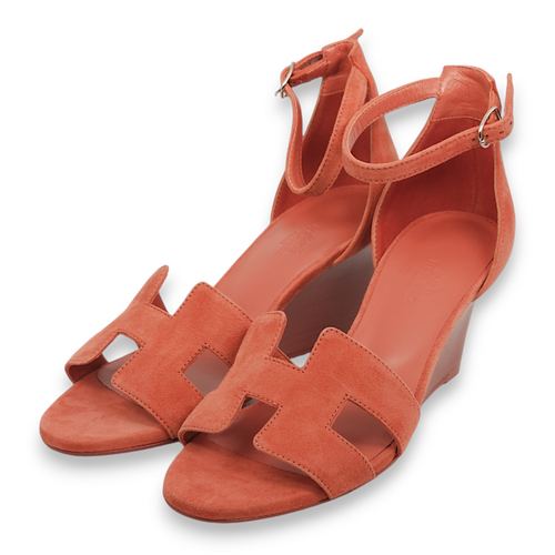 Legend 38 Rose Sandals in Suede Leather