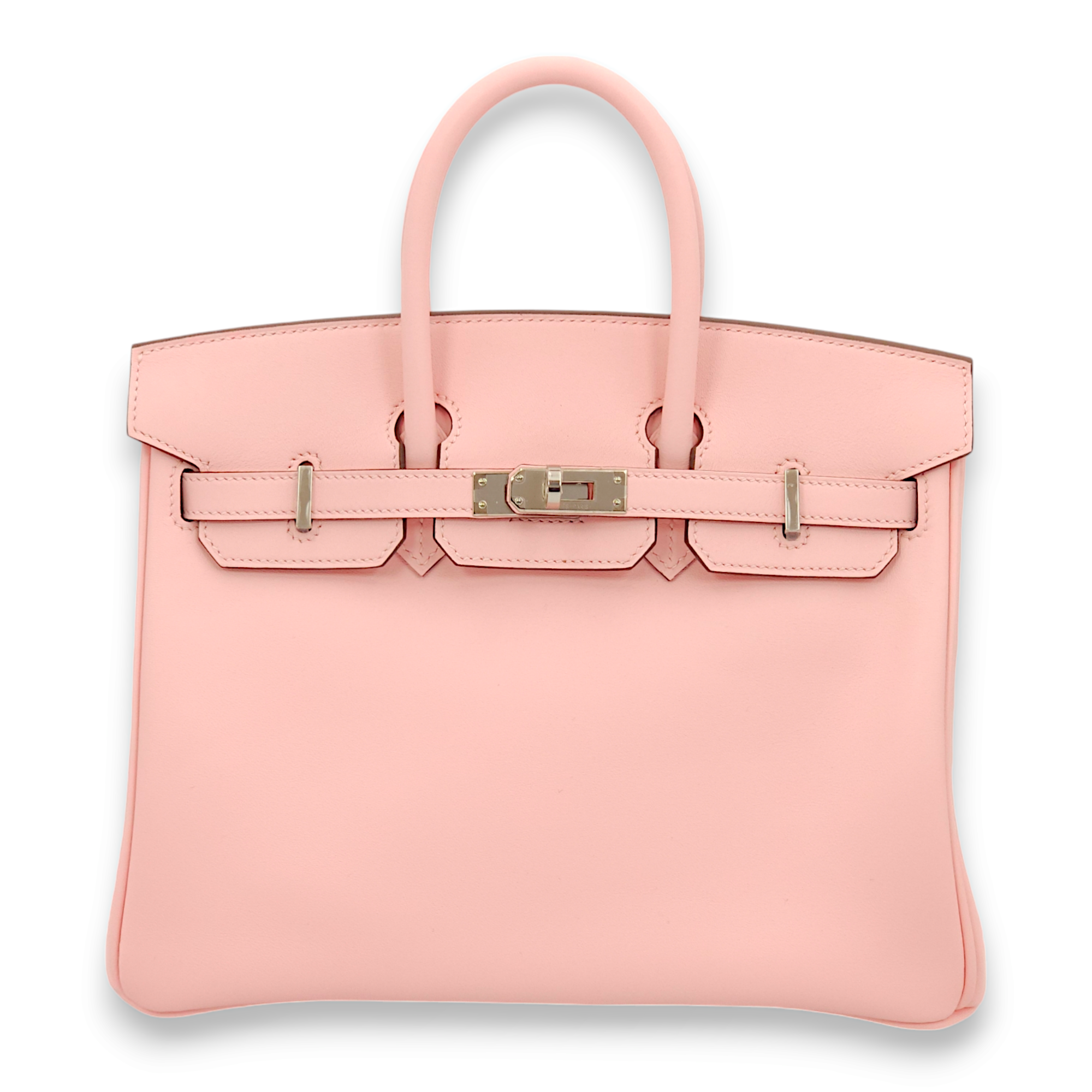 Birkin 25 Rose Sakura in Jonathan, Palladium hardware