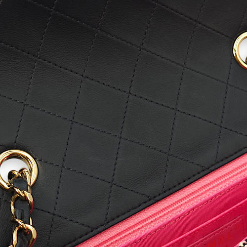 Rectangle  Mini  Purple, Pink, White Crossbody Bag in Tweed Gold hardware CL2407-3741 11