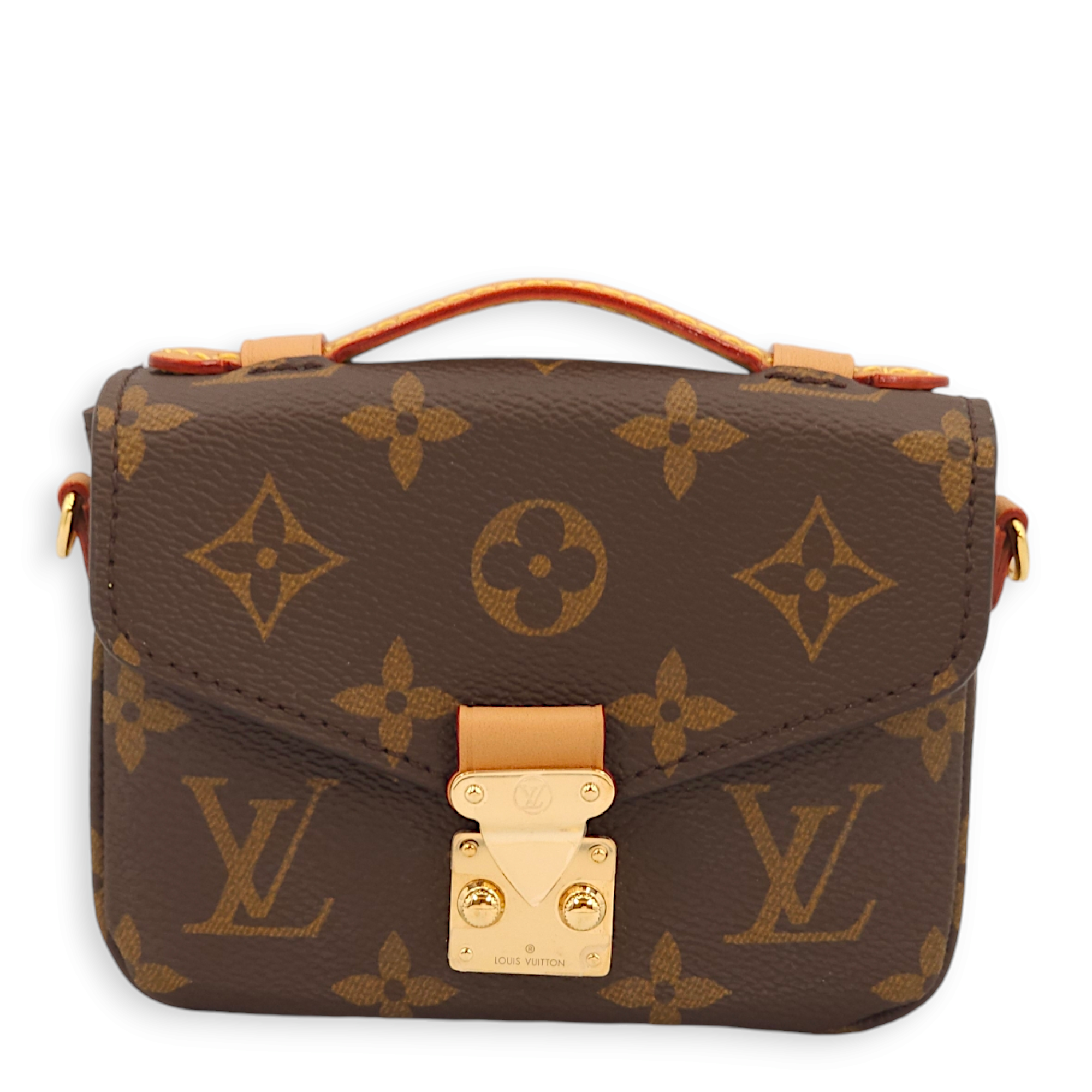 Metis Micro Monogram Crossbody Bag in Canvas