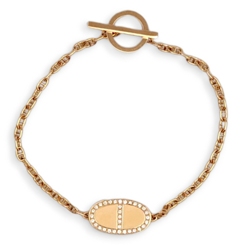 Chaine D'ancre Verso SH Bracelet in Rose Gold