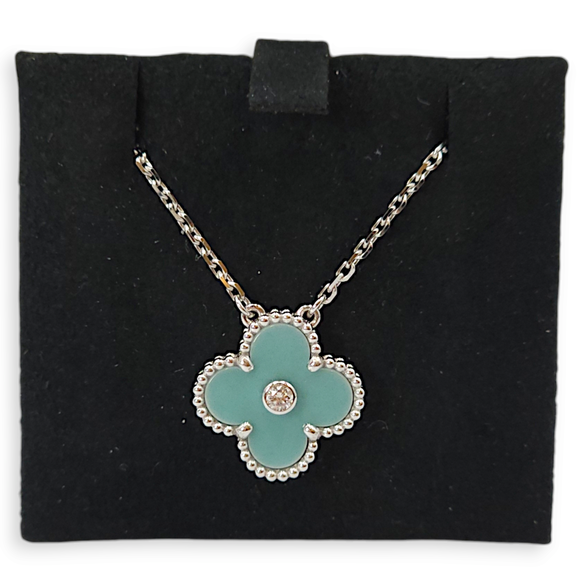 2022 Holiday Pendant Necklace in Vert Celadon