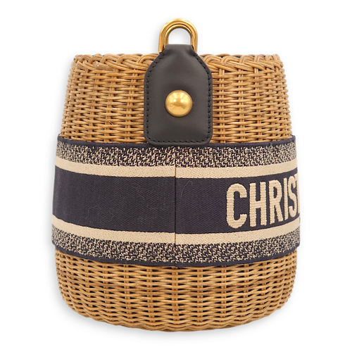 Picnic Natural Bucket Bag in Canvas