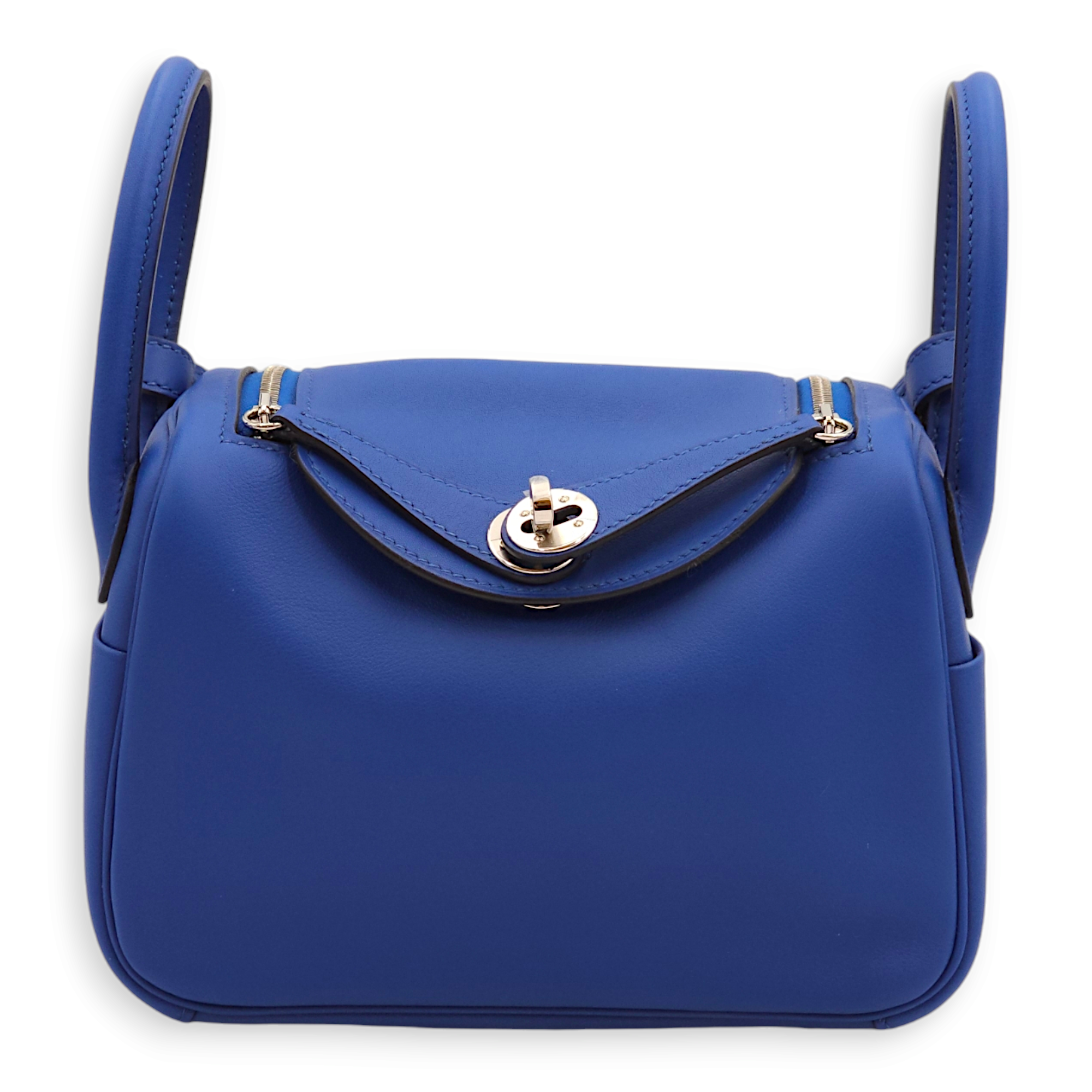 Lindy Verso Mini Blue France/Blue Sapphire in Swift, Palladium hardware