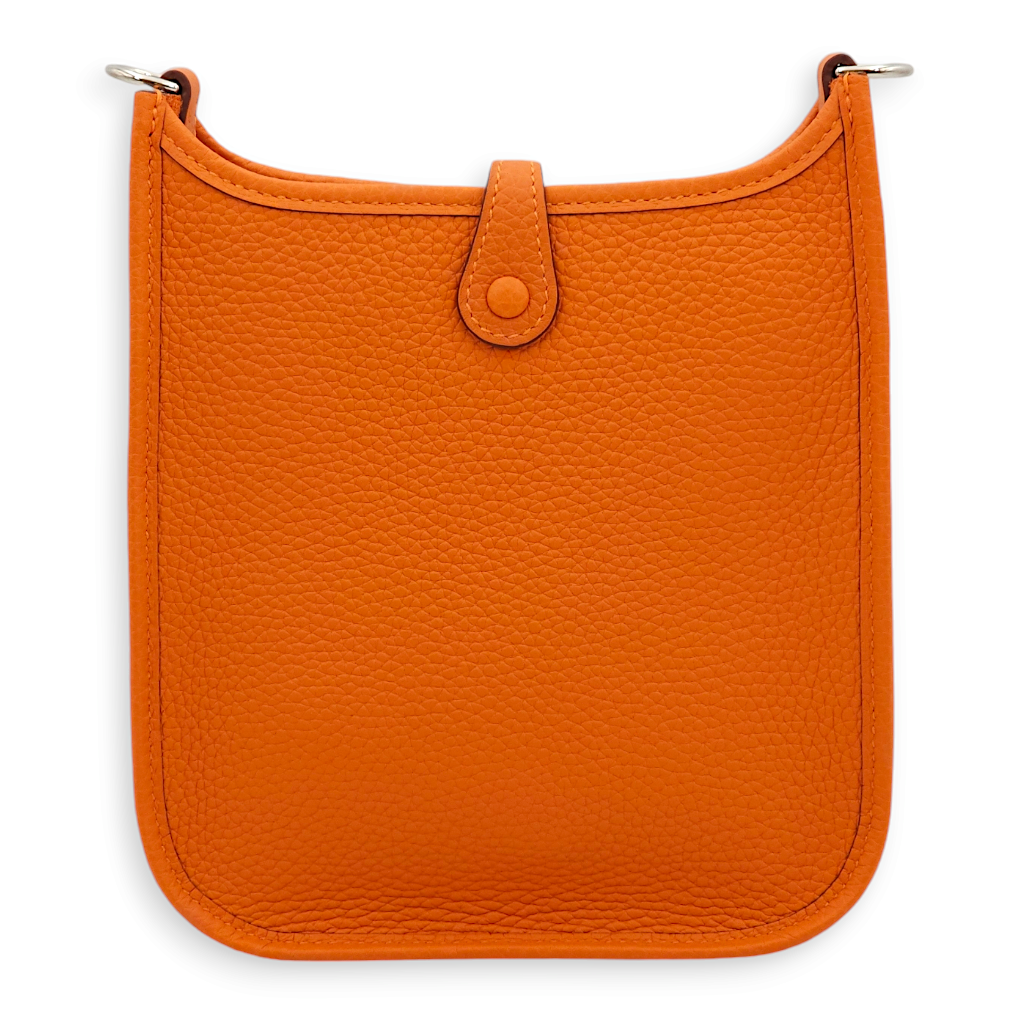 Evelyne Mini Orange in Clemence, Palladium hardware