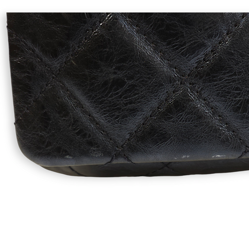 Chanel Reissue 228 Metallic Blue Crossbody Bag in Distressed Chanel Reissue 228 Metallic Blue Crossbody Bag in Distressed