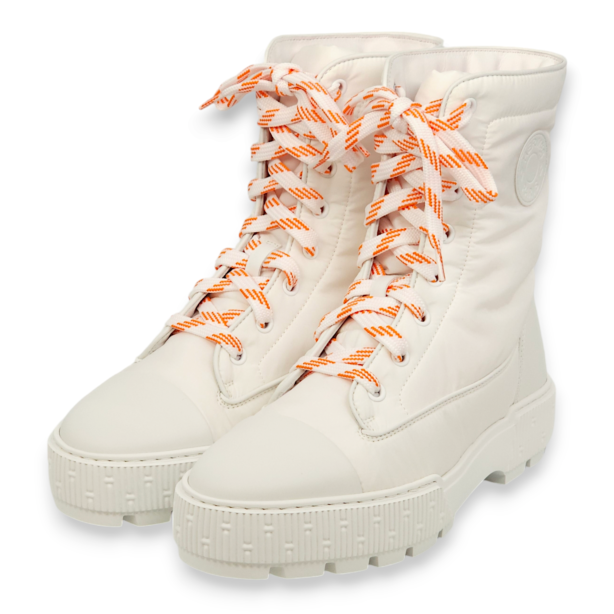 Ankle 37.5 Blanc Boots in Tissue Parachute