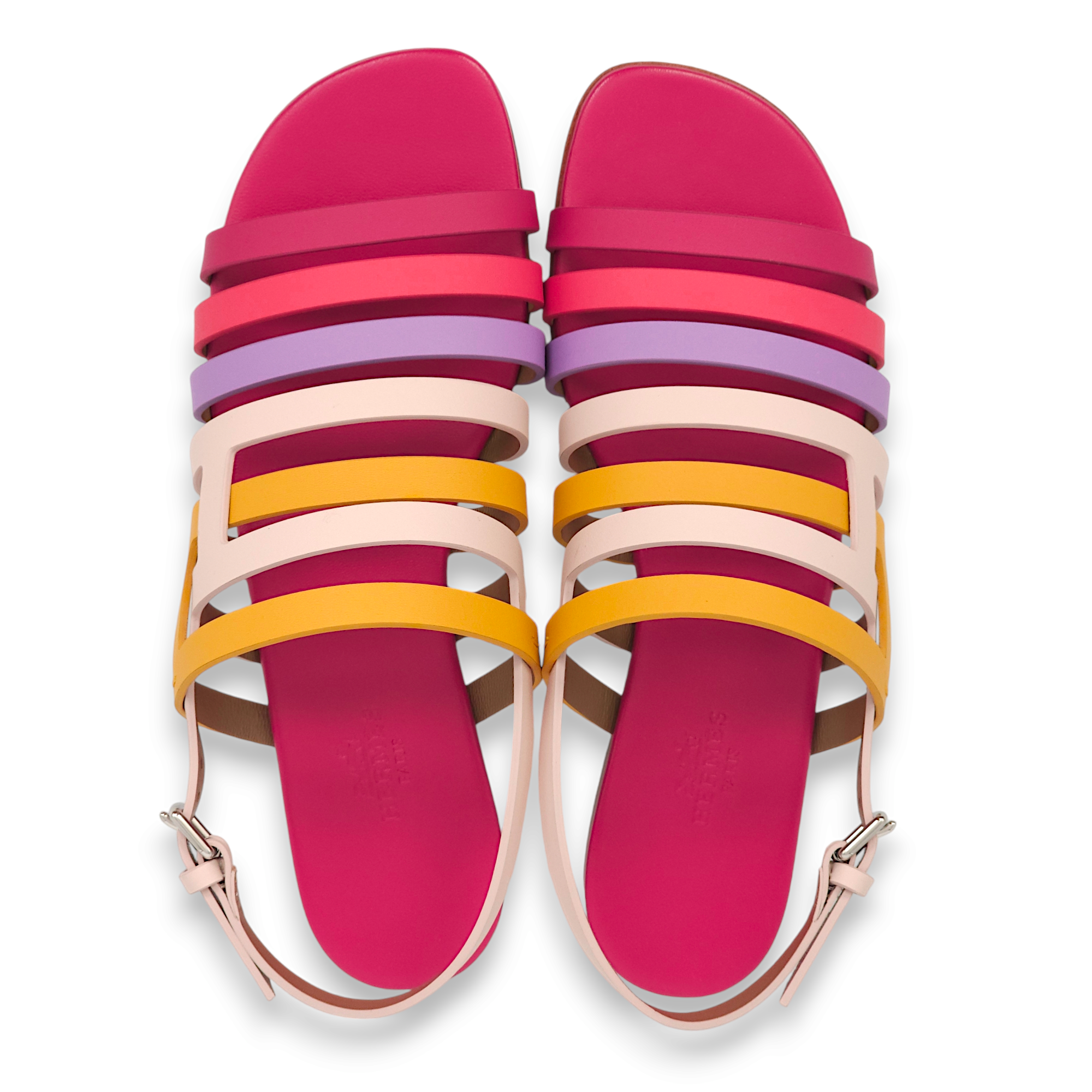 Ephese 37.5 Multi-colour Sandals in Calfskin