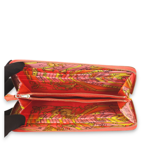 Silk'in Rose Jaipur Wallet in Epsom, Palladium hardware