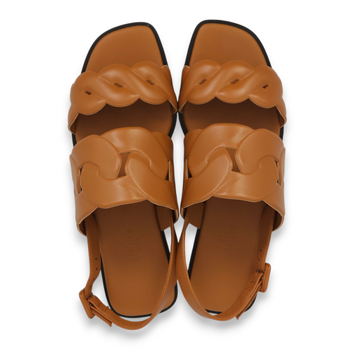 Grace 37 Natural Sandals in Nappa Leather