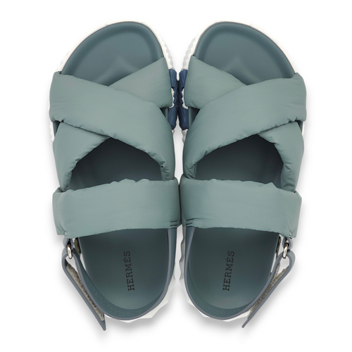 Electric 38.5 Blue Pinede Sandals in Goat Leather