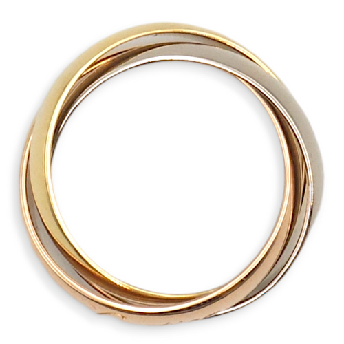 Trinity 45 Ring in White/Yellow/Rose Gold