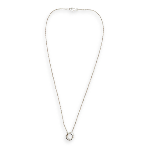 Love Necklace in White Gold