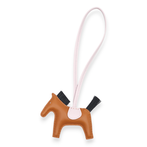 Rodeo (Real Pony Hair) PM Gold Charm in Milo