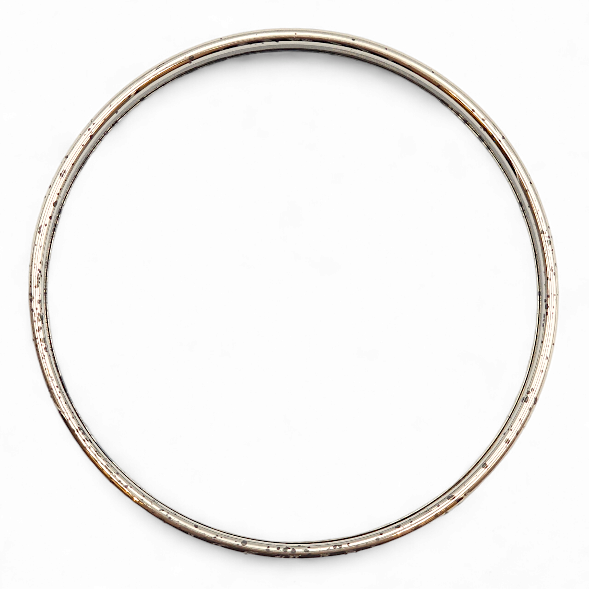 Enamel White Bracelet, Palladium hardware