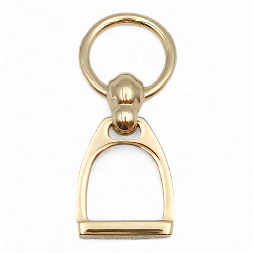 Etrier Twilly Ring Gold Charm, Permabrass hardware