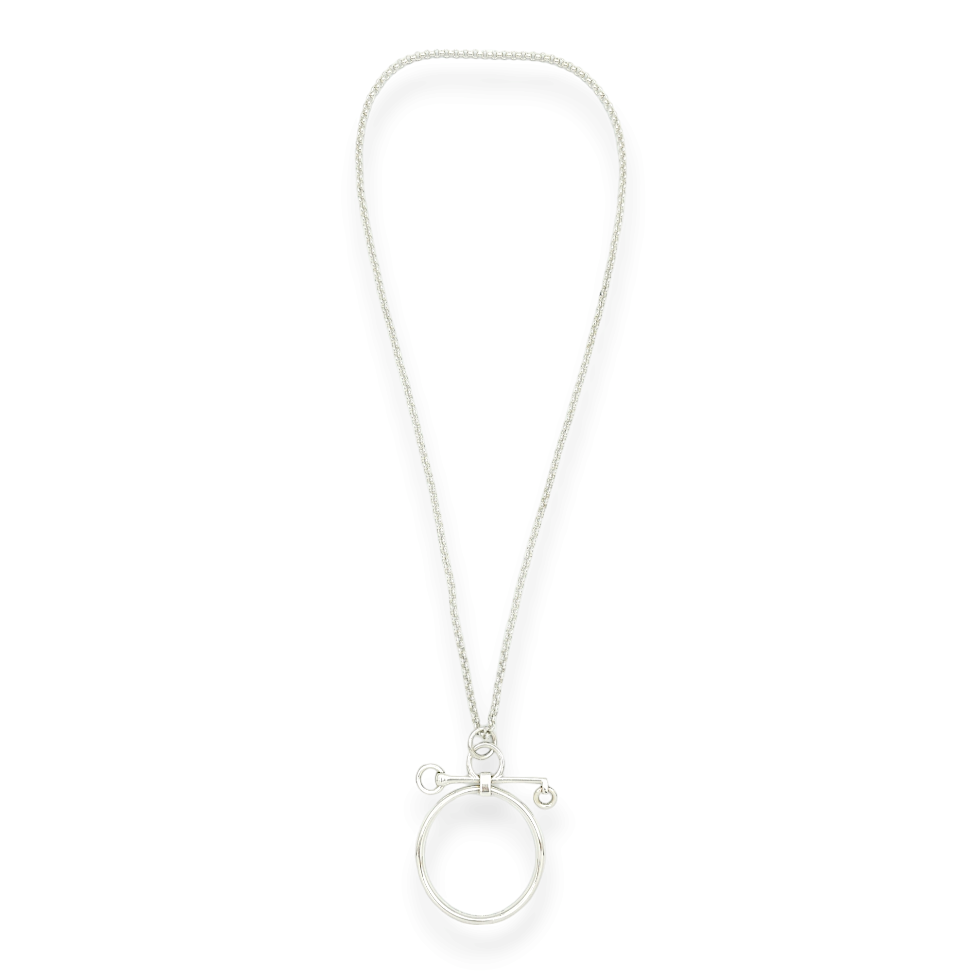 Mors De Bride Large Silver Necklace