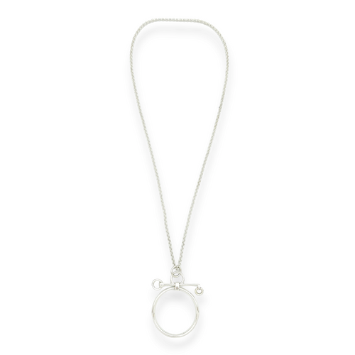 Mors De Bride Large Silver Necklace