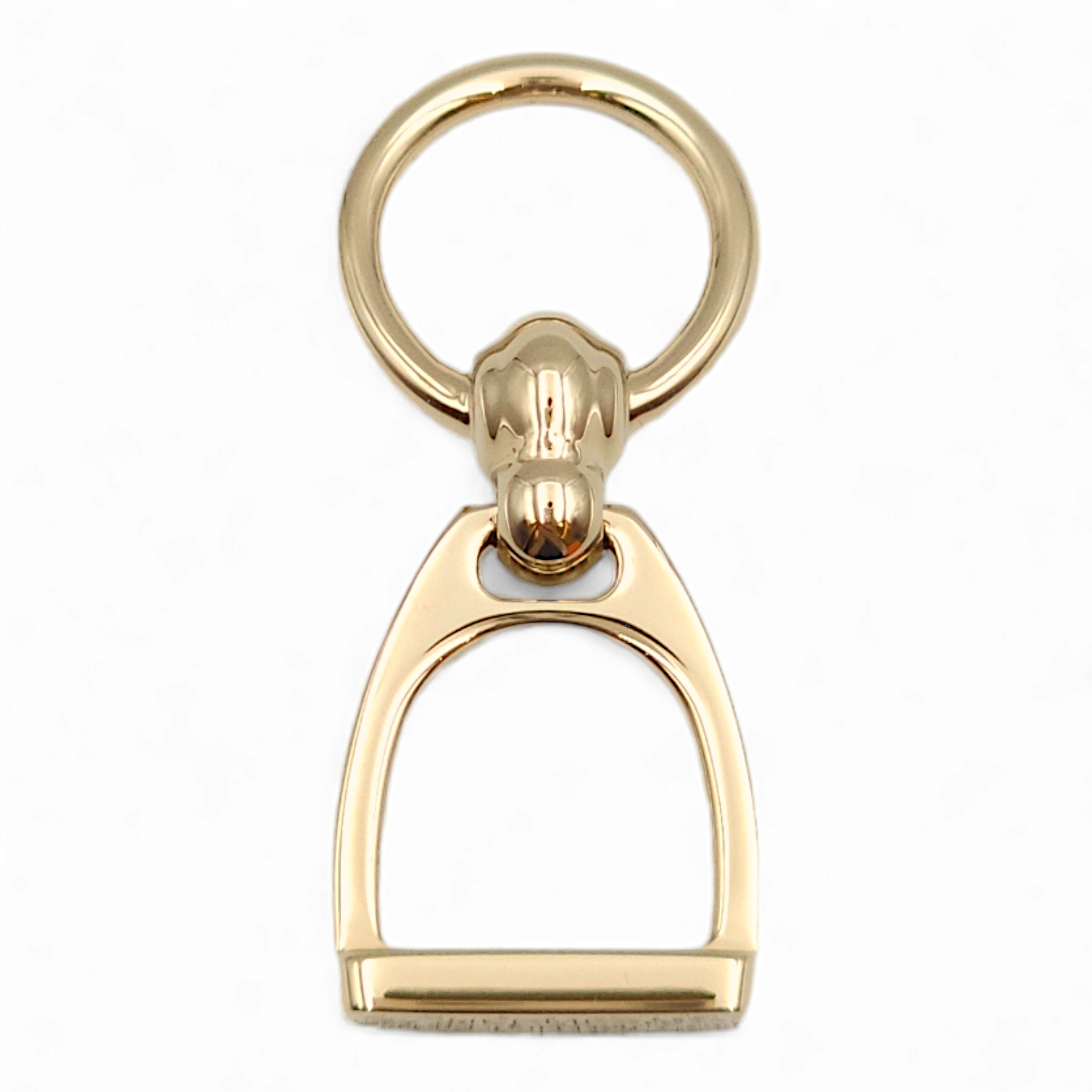 Etrier Twilly Ring Gold Charm, Permabrass hardware