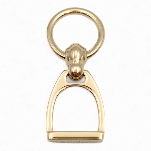 Etrier Twilly Ring Gold Charm, Permabrass hardware