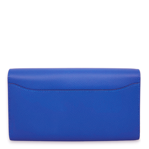 Constance To Go Blue Mykonos Crossbody Bag in Epsom, Palladium hardware