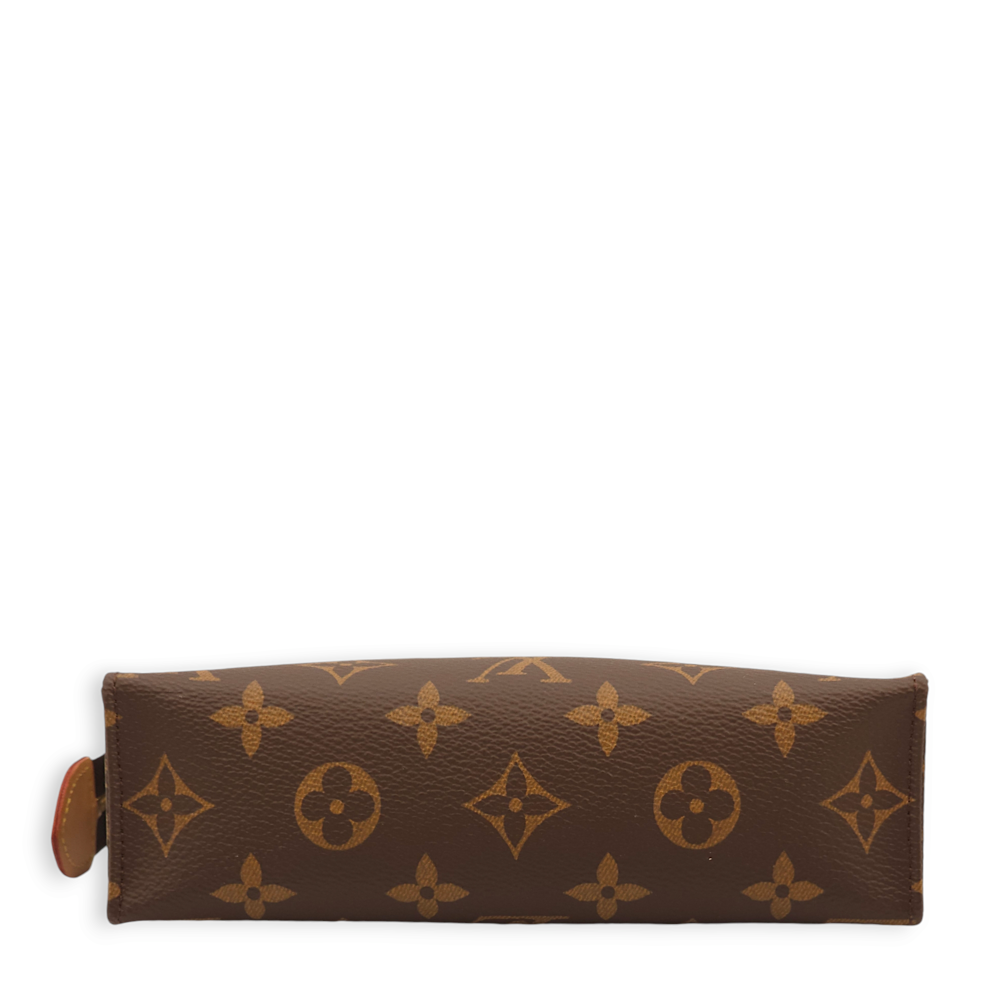 Toiletry 19 Monogram Pouch in Canvas, Gold hardware