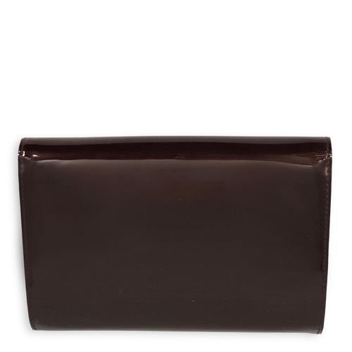 Chain Louise Clutch GM Amarante Shoulder Bag in Vernis, Gold hardware