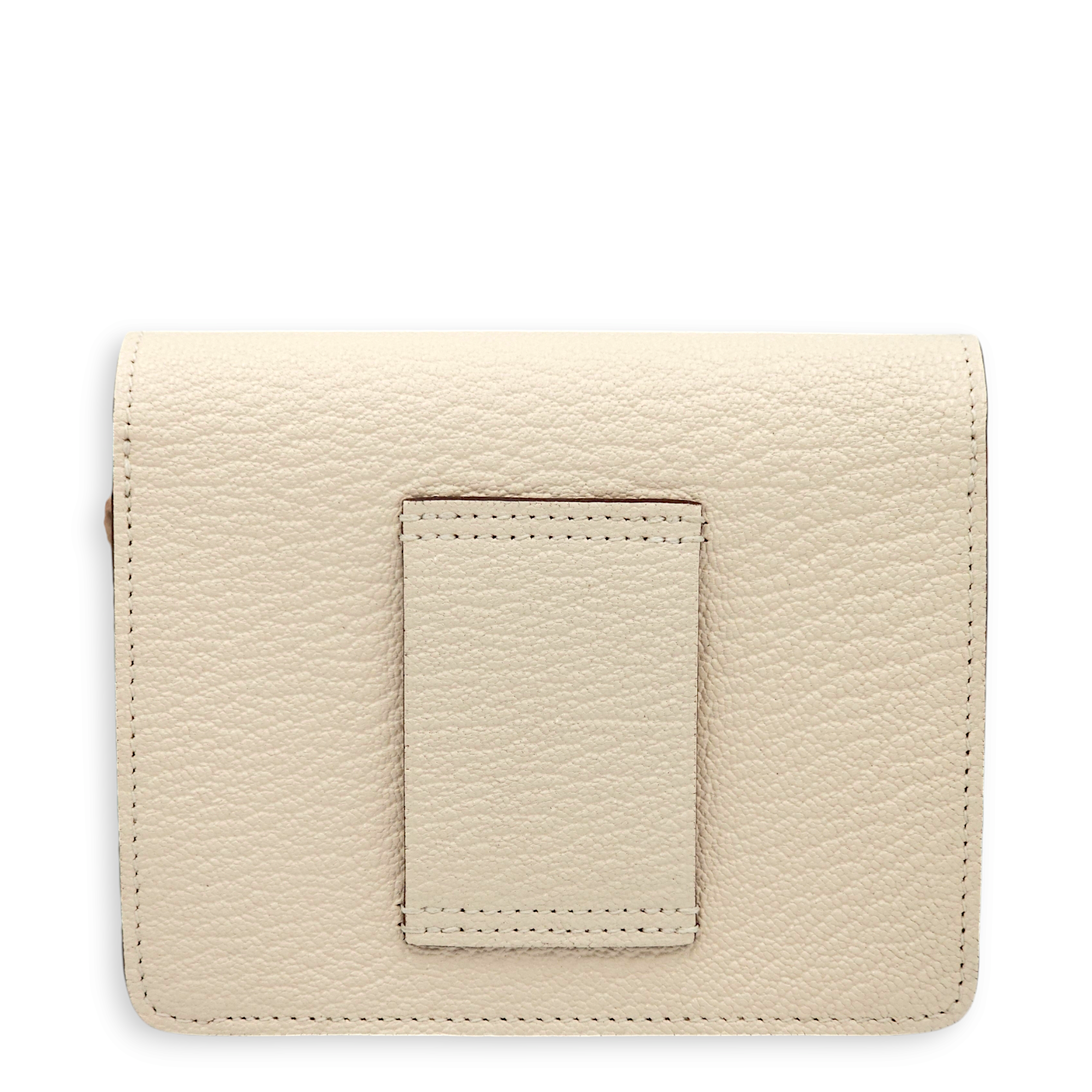 Roullis Slim Nata Wallet in Chevre Mysore, Permabrass hardware