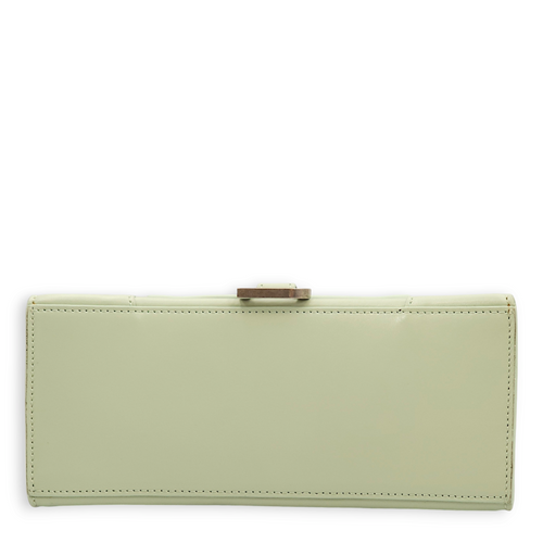 Hourglass Small Mint Green Top Handle Bag in Calfskin, Palladium hardware