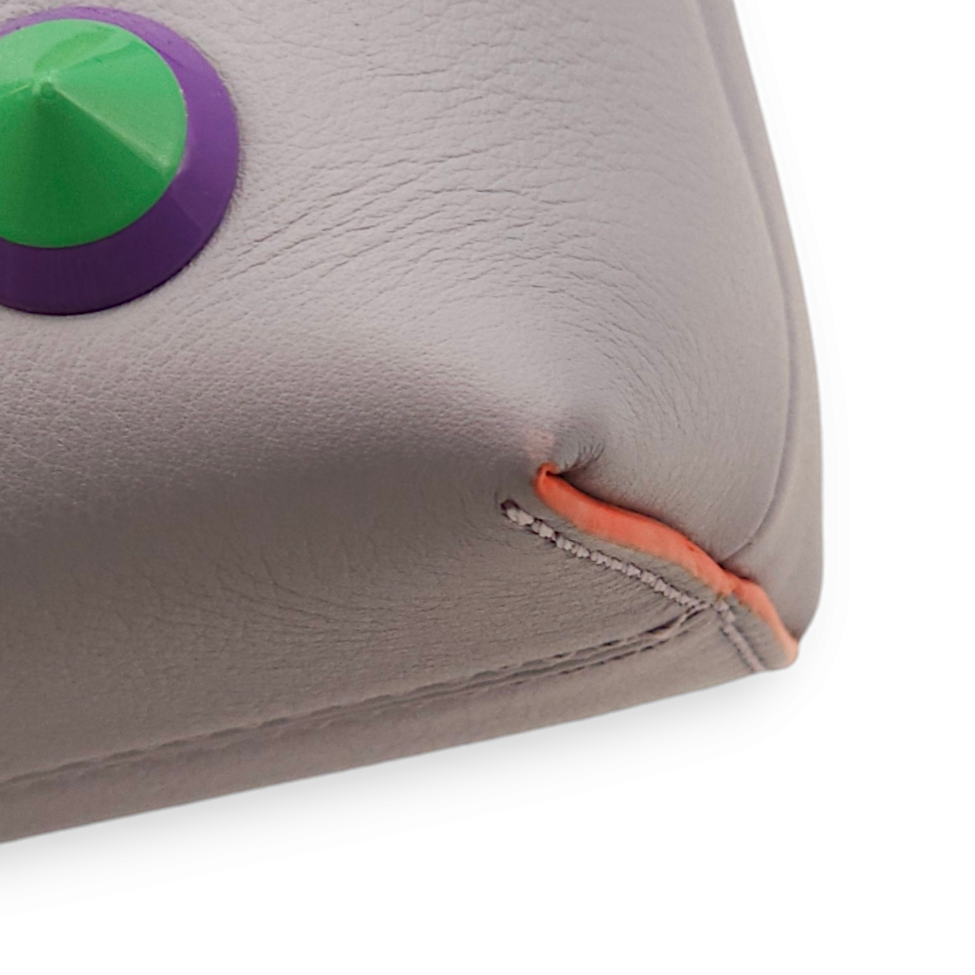 Studded Mini By The Way Satchel Purple Crossbody Bag in Calfskin, Palladium hardware