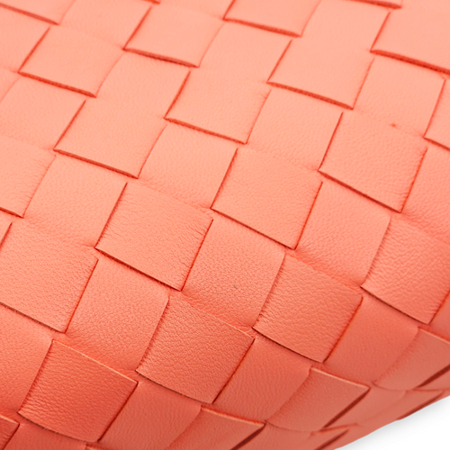 The Pouch Salmon Pink Clutch in Nappa Leather