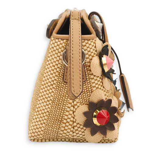 By The Way Multi-colour Crossbody Bag in Raffia/Resins, Palladium hardware