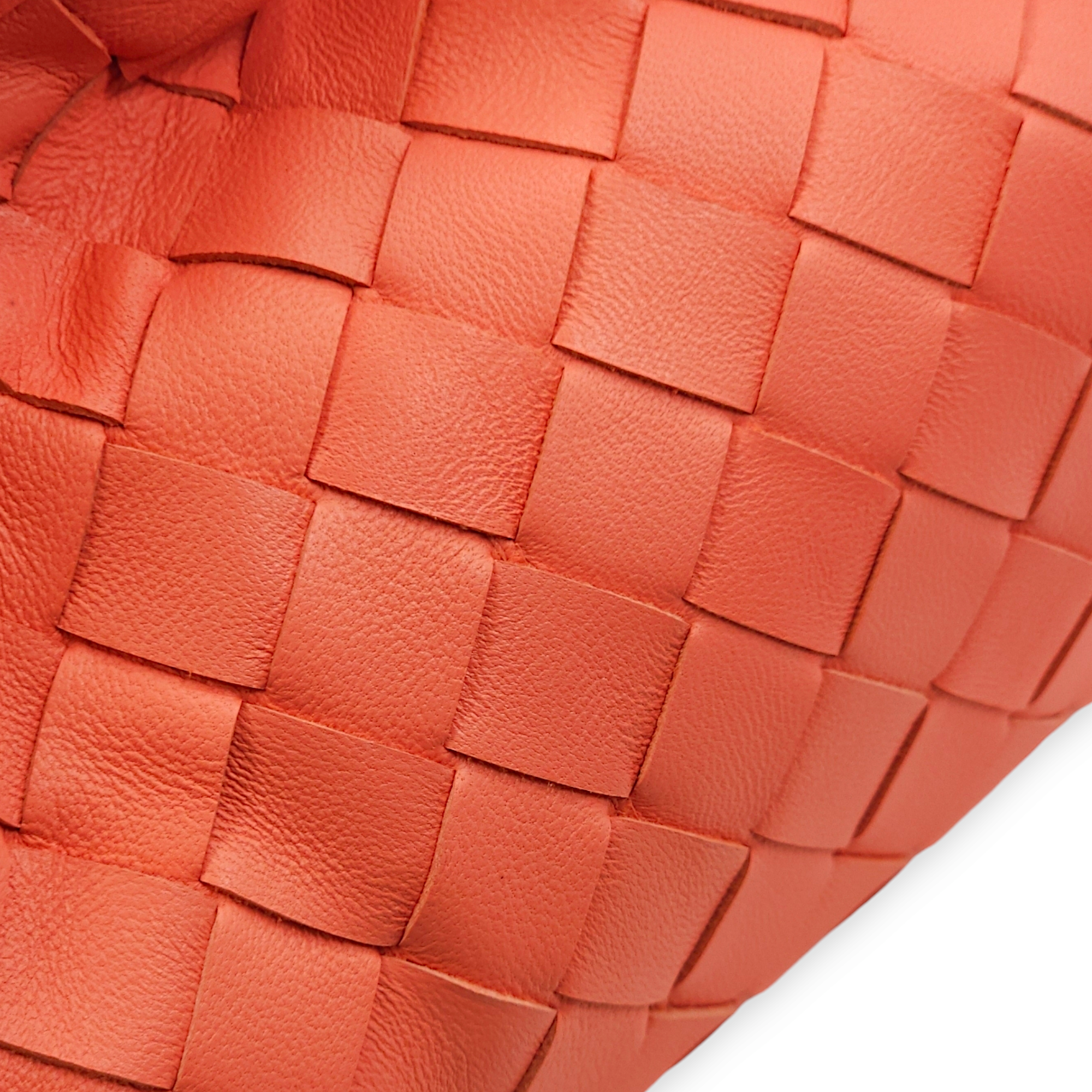 The Pouch Salmon Pink Clutch in Nappa Leather