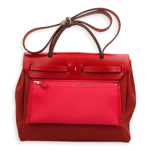 Herbag 31 Rouge Venitien/ Rose Extreme/ Rouge Piment in Toile/ Vache Hunter, Palladium hardware