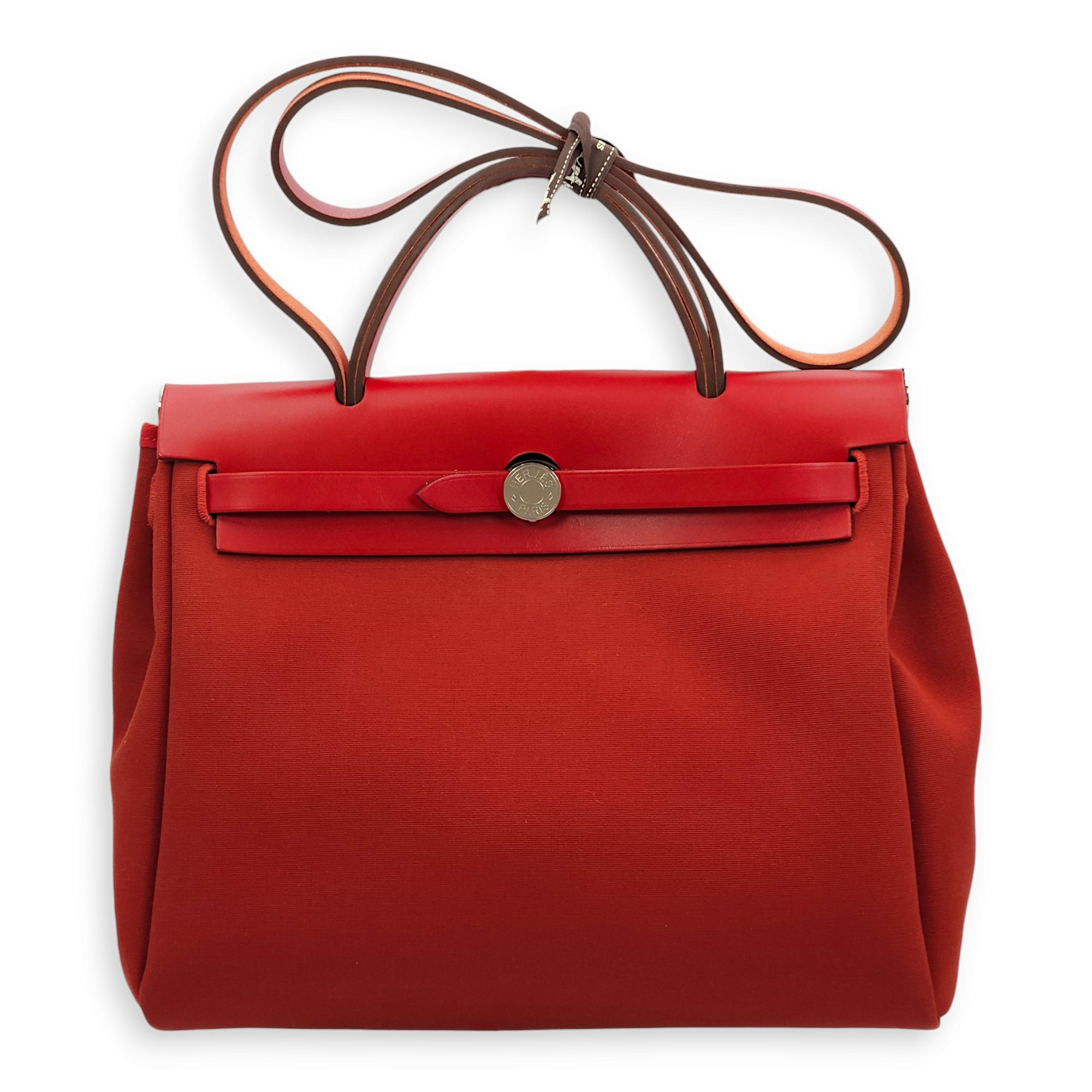 Herbag 31 Rouge Venitien/ Rose Extreme/ Rouge Piment in Toile/ Vache Hunter, Palladium hardware