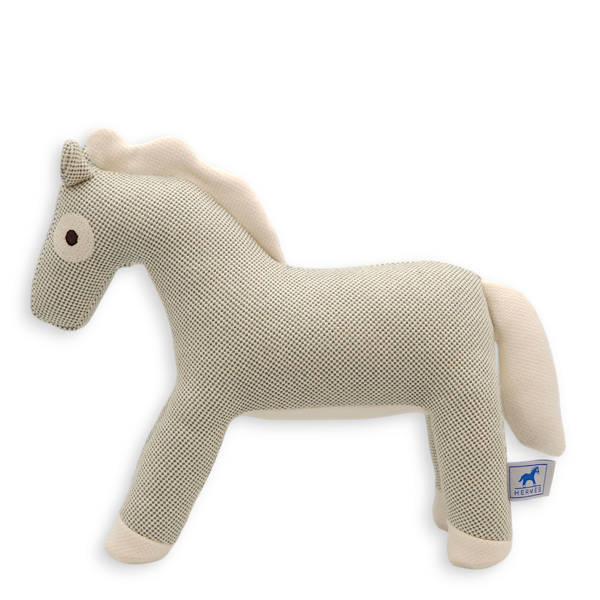 Honore Epopee Horse Plush Bleu Nattier