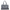 Intrecciato Roma Blue Top Handle Bag in Calfskin/Nappa Leather, Brunito hardware